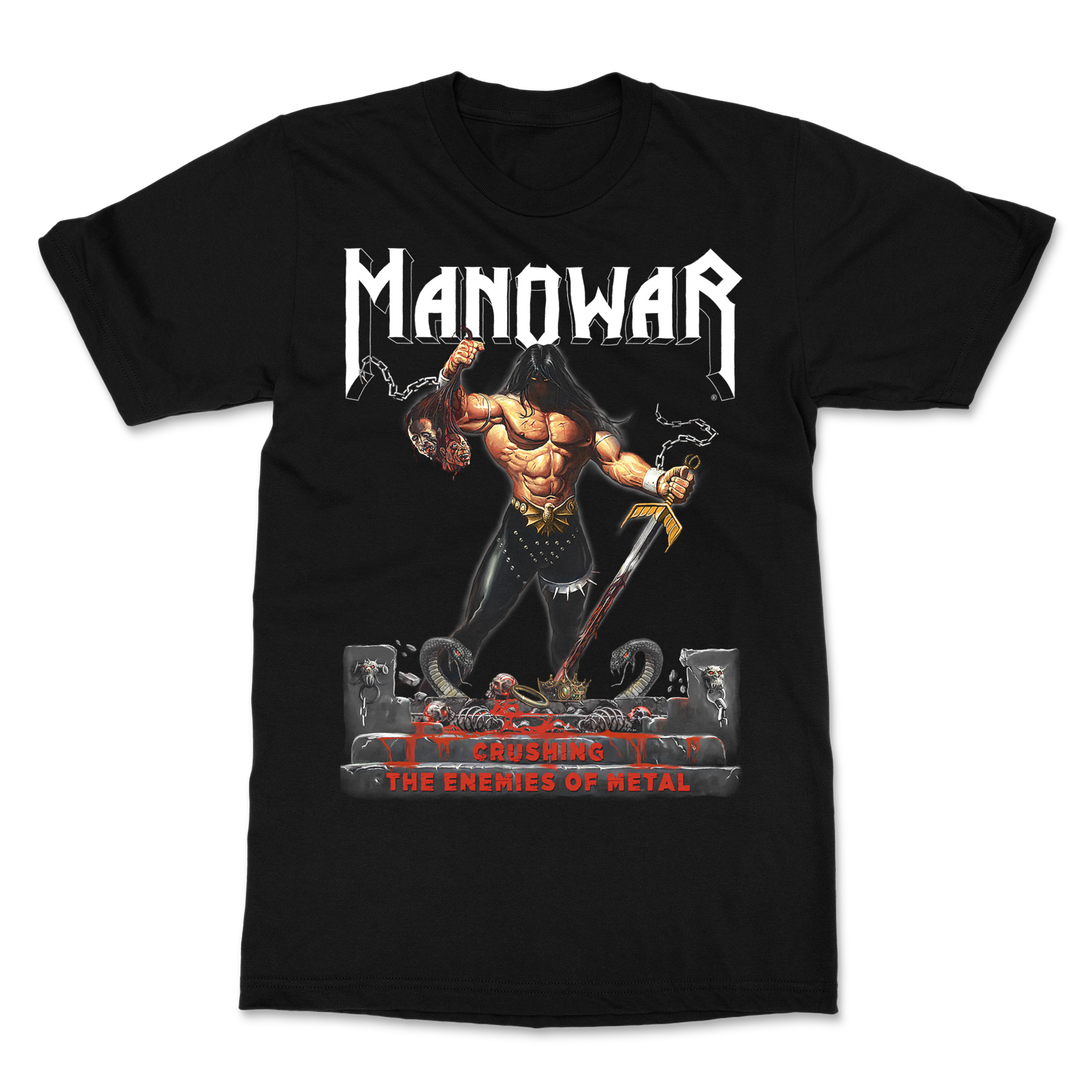 Manowar T-shirt Crushing the Enemies of Metal - Tour T-shirt South America