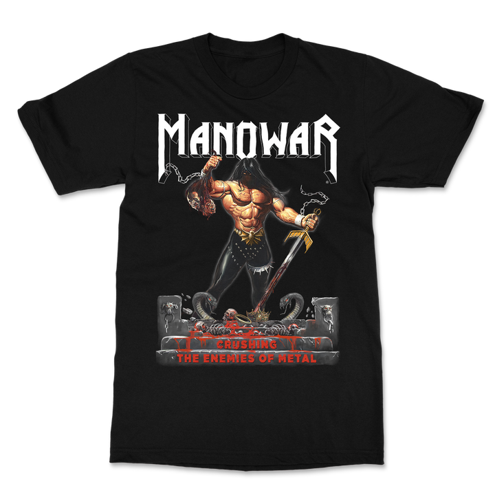 Manowar T-shirt Crushing the Enemies of Metal - Tour T-shirt South America