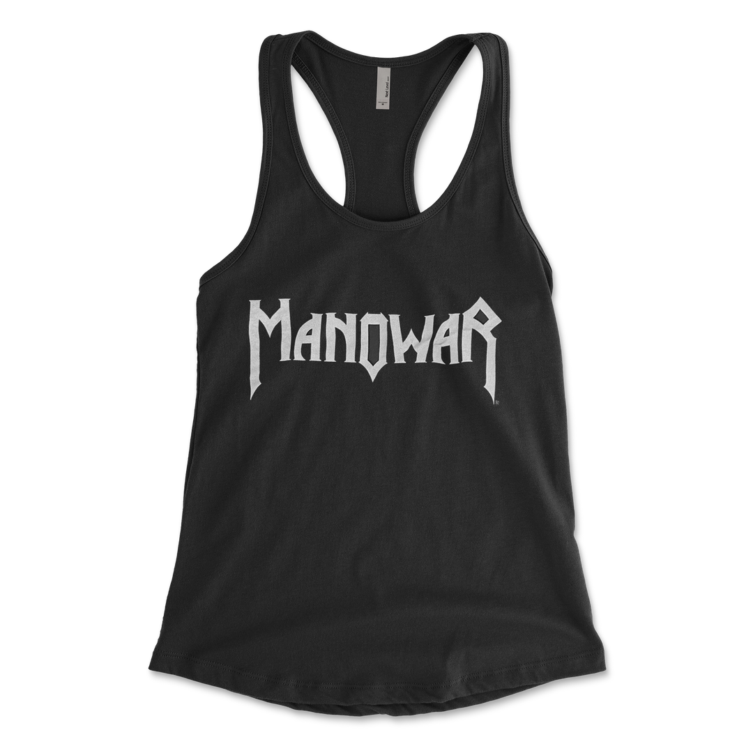 Manowar Ladies Form Fitting Tank Top Logo