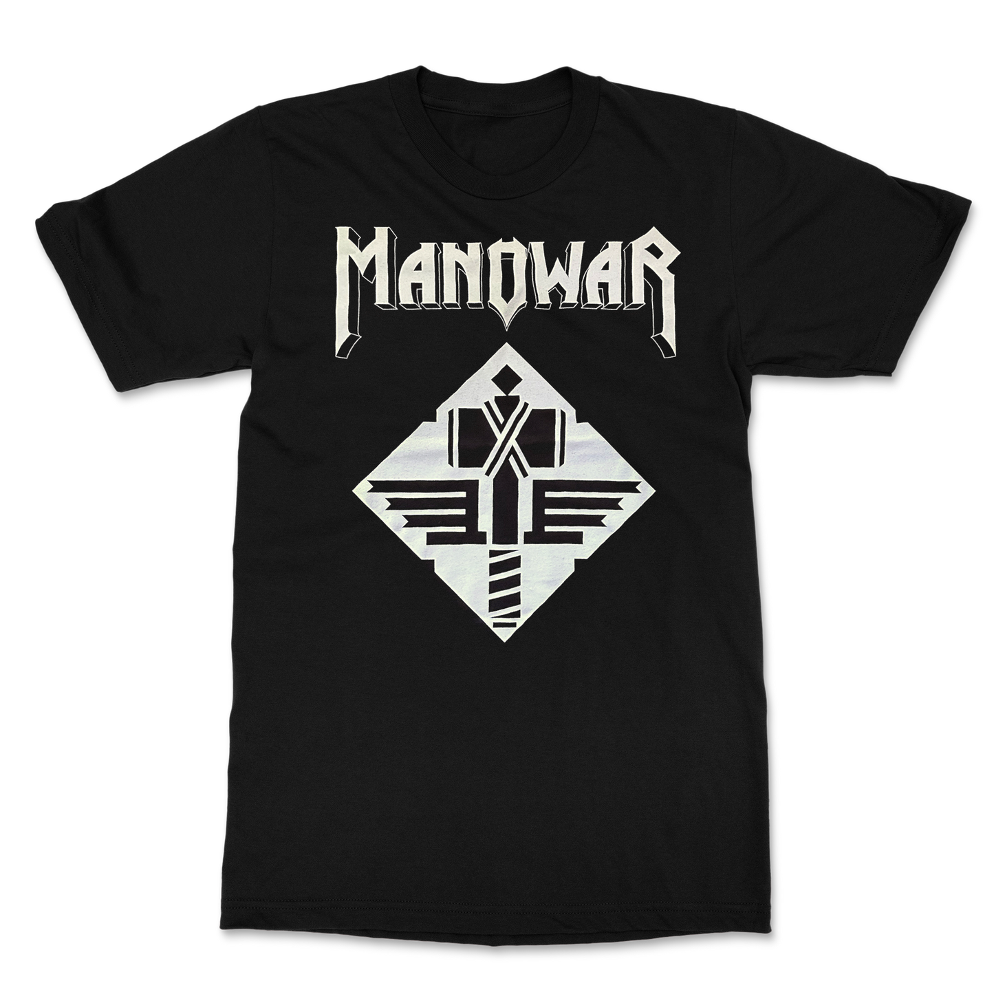 T-Shirt Sign Of The Hammer Be My Guide (white on black)