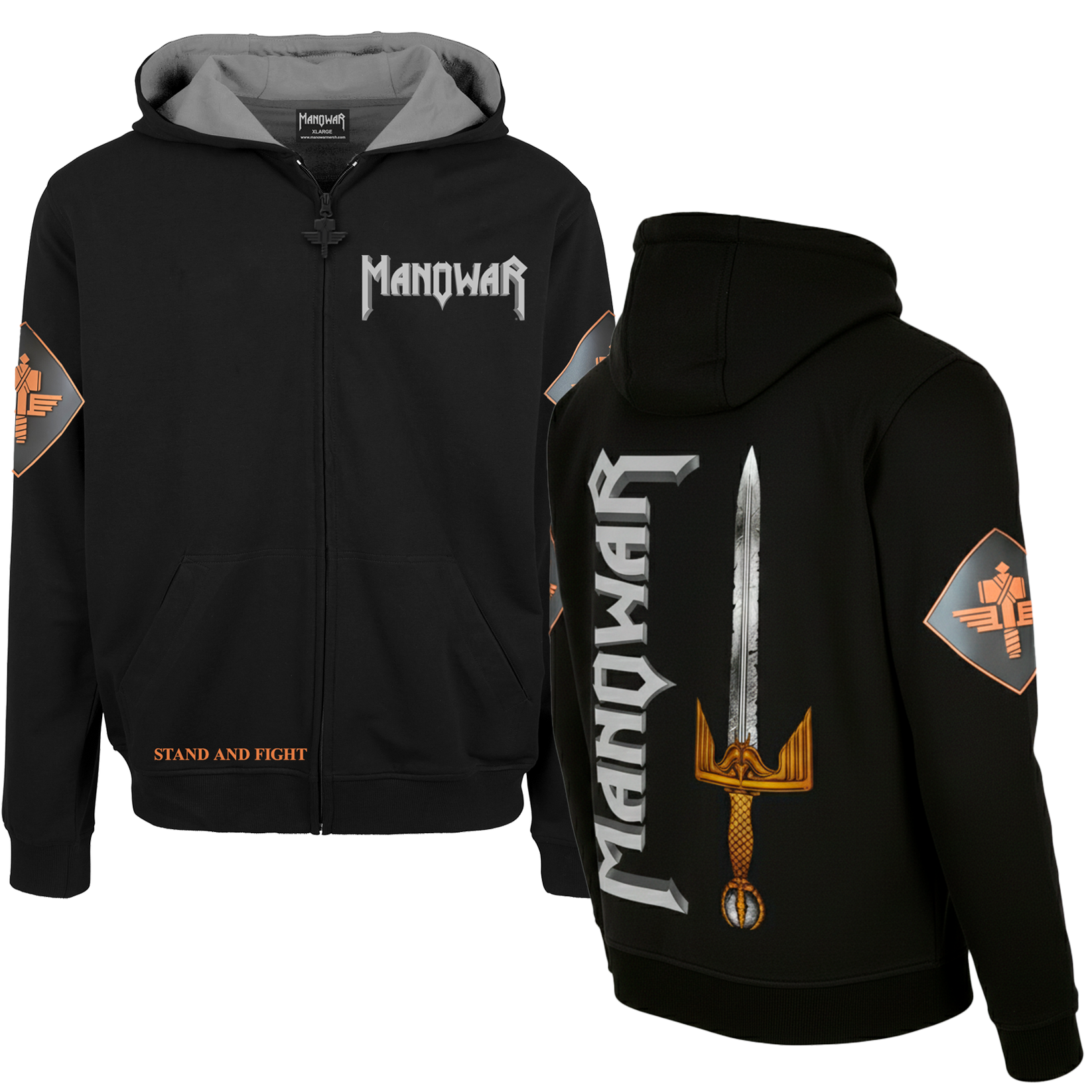 MANOWAR DELUXE HOODIE THE SWORD LTD. EDITION 2025 – MANOWAR MERCH US