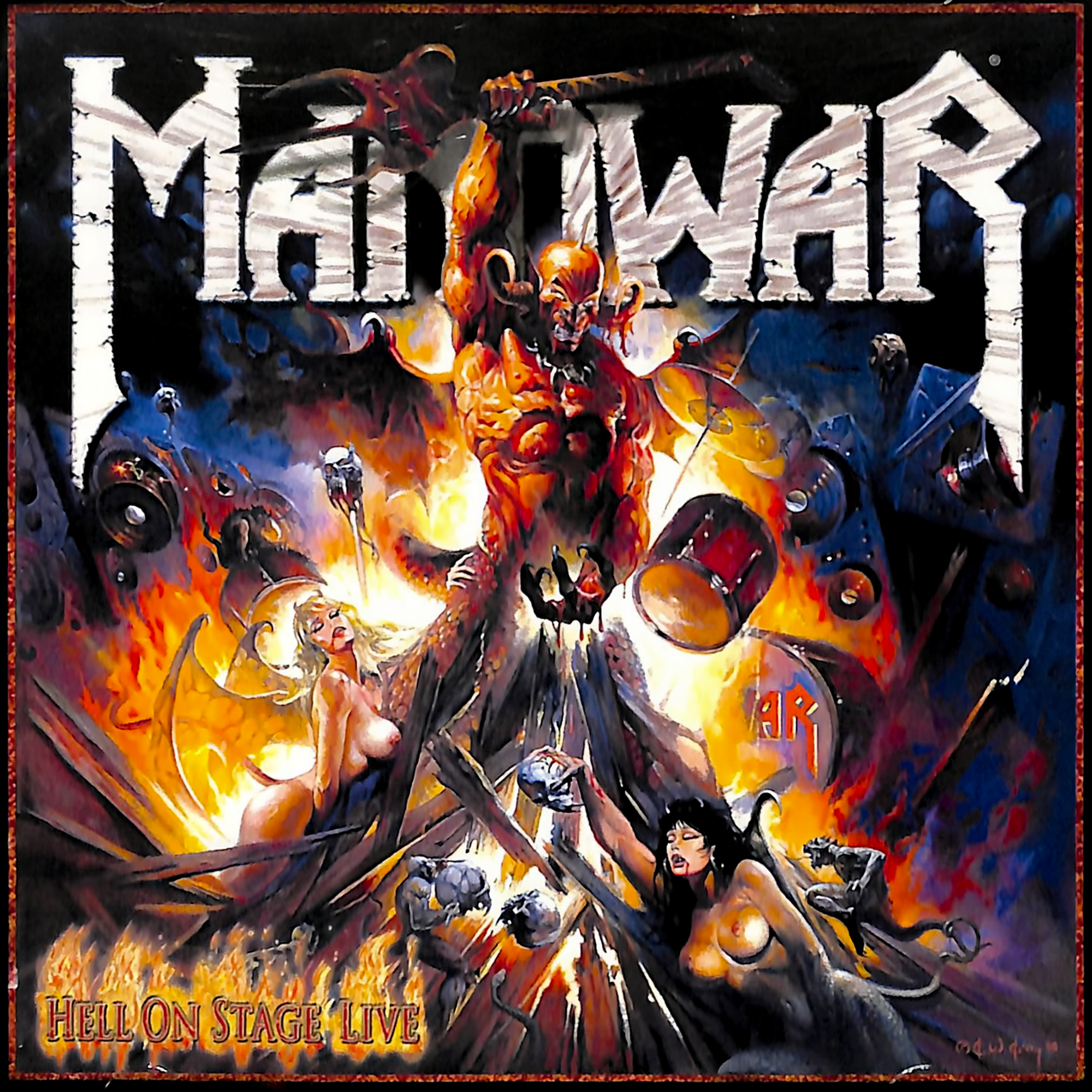 Manowar CD 2-Disc Hell On Stage Live – MANOWAR MERCH US Manowar CD 2-Disc Hell On Stage Live – MANOWAR MERCH US