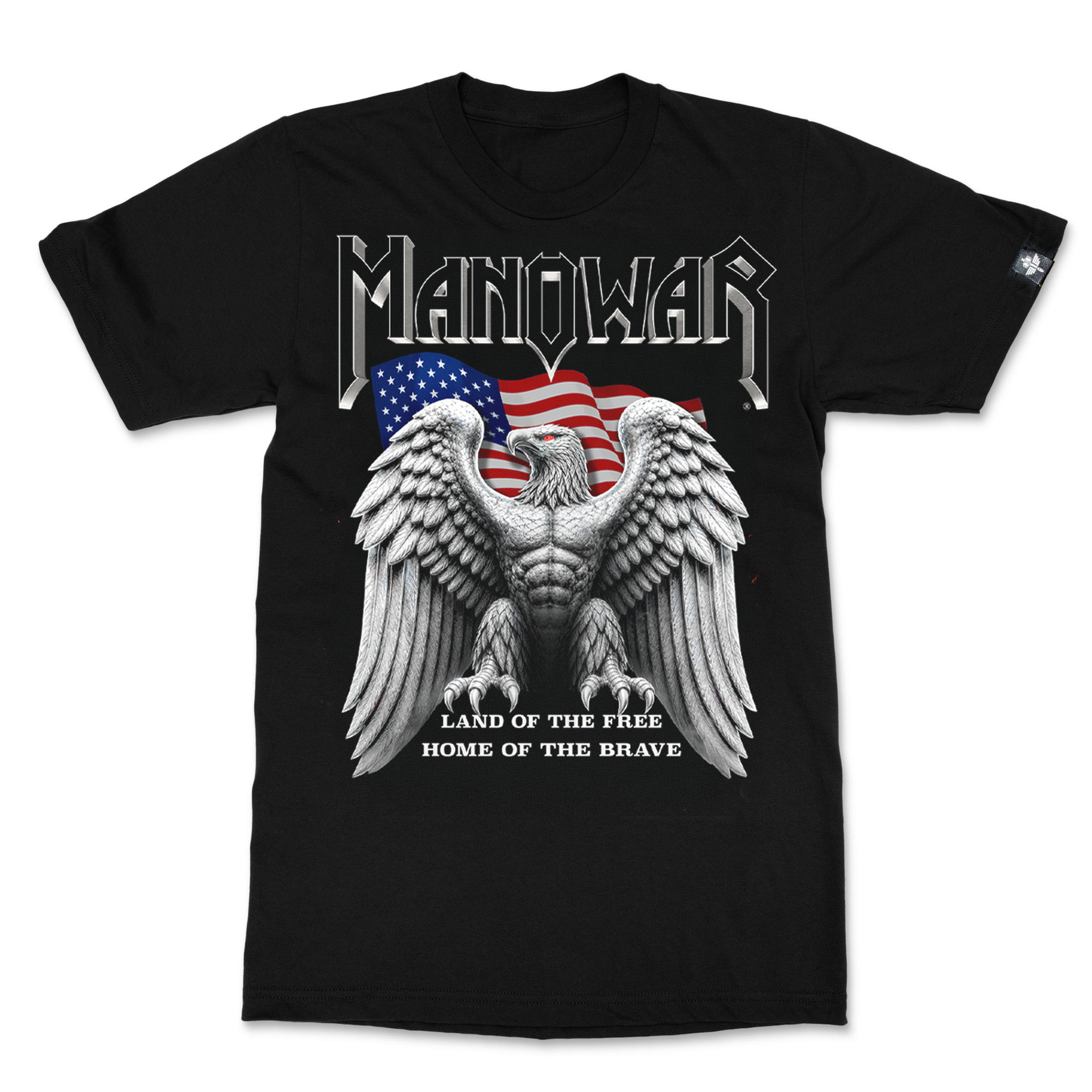MANOWAR T-SHIRT BATTLE HYMNS USA