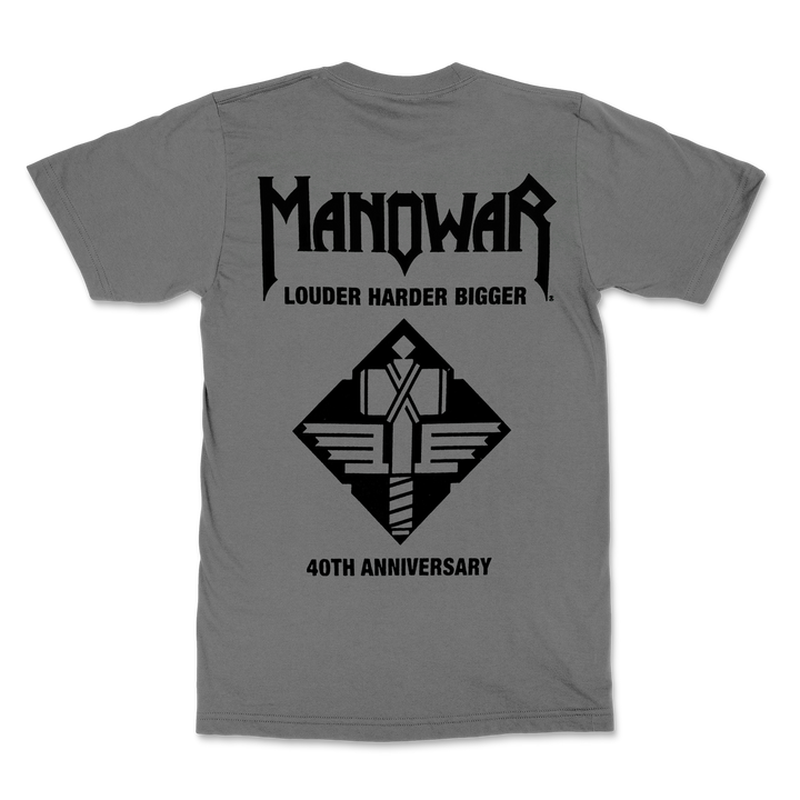 Manowar T-Shirt Sign Of The Hammer- Grey