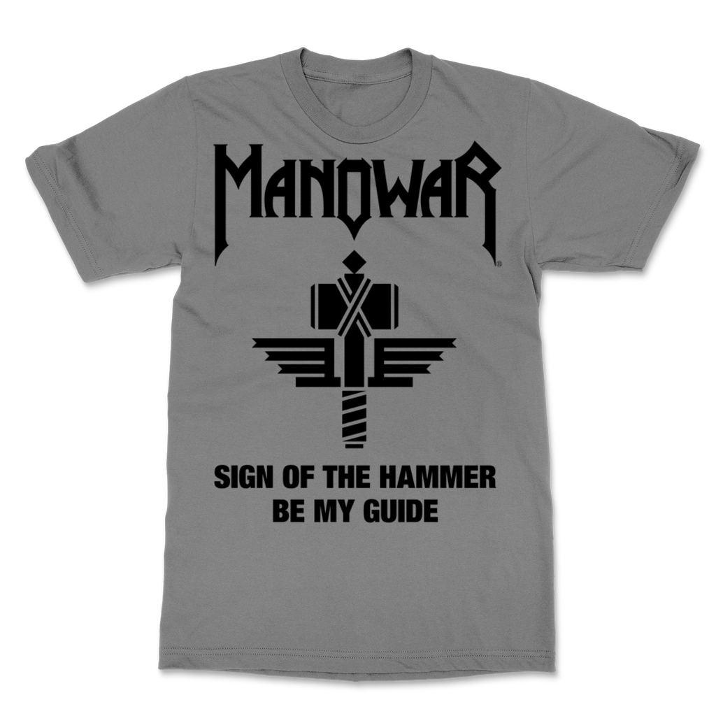 Manowar T-Shirt Sign Of The Hammer- Grey