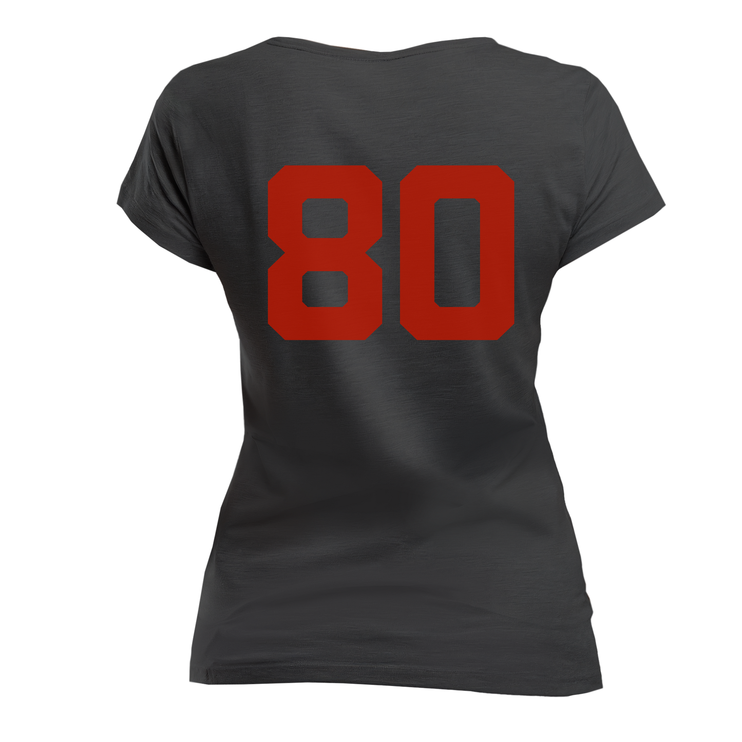 Manowar Ladies’ V-neck T-Shirt True Since 1980 black with logo