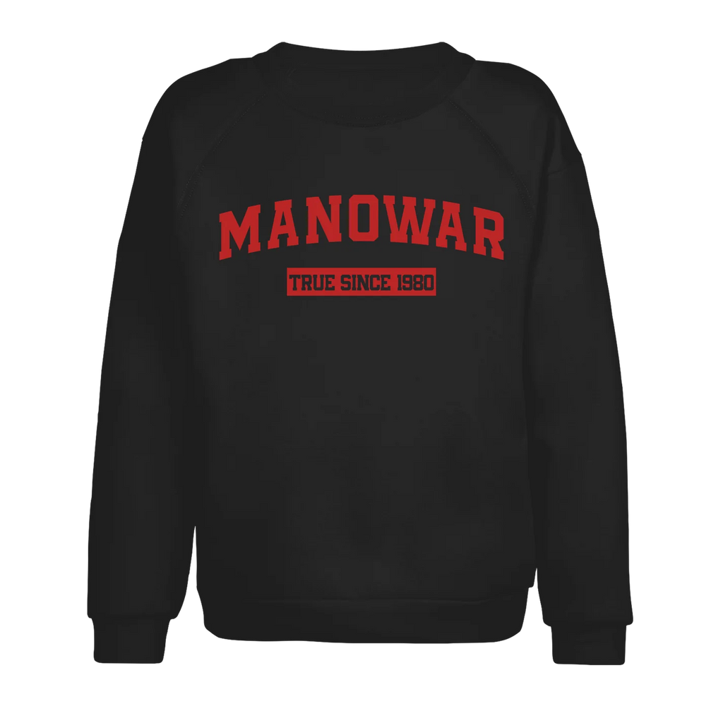 Manowar Sweatshirt True Since 1980 black with logo
