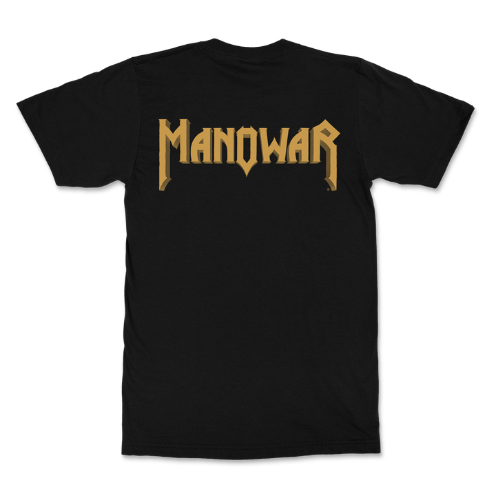 Manowar T-Shirt Dawn Of Battle Yellow Logo