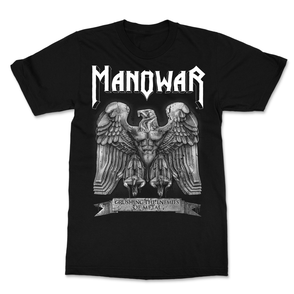 Manowar T-Shirt Battle Hymns Eagle / Shield Vintage