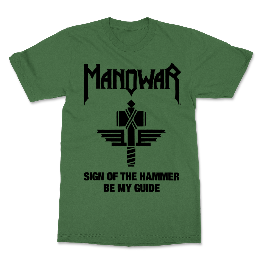 Manowar T-Shirt Sign Of The Hammer green Ltd. Edit. 40th Anniversary