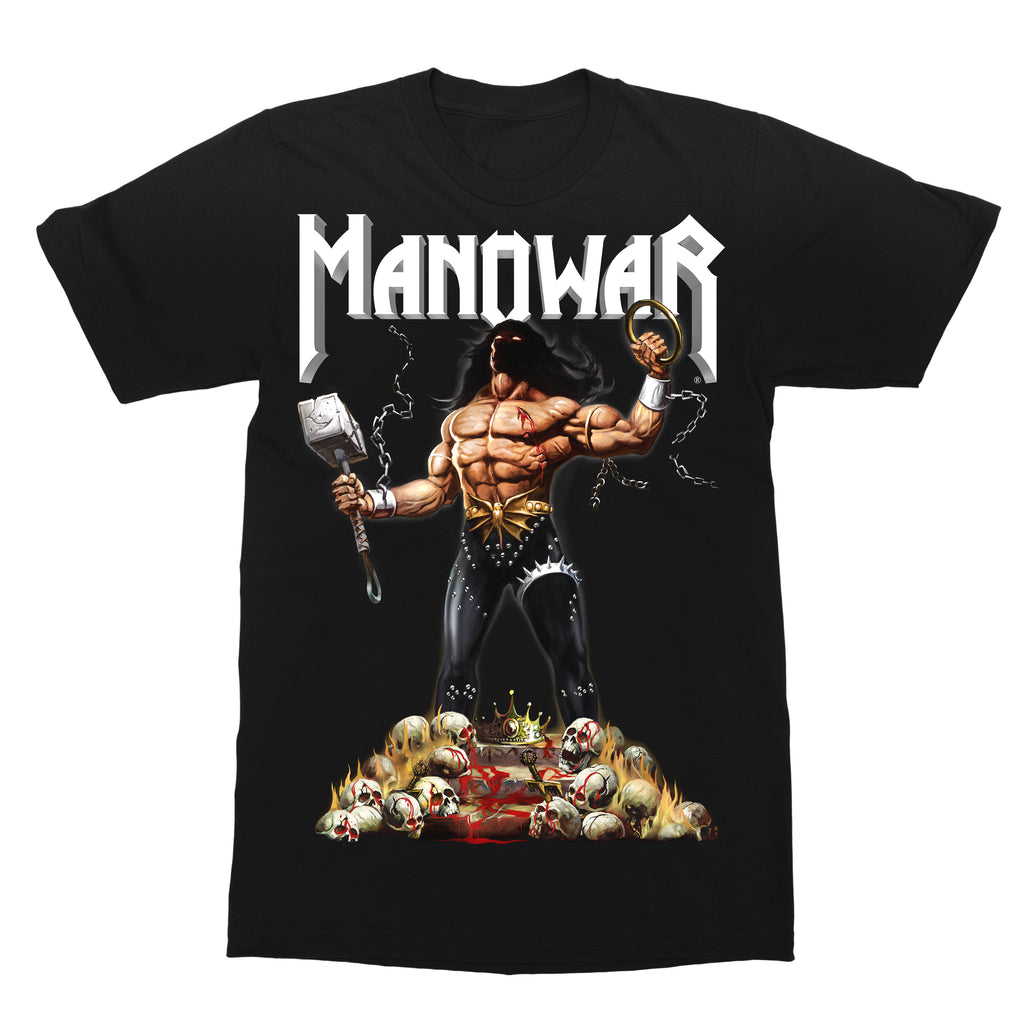 Manowar T-shirt Gods And Kings White Logo