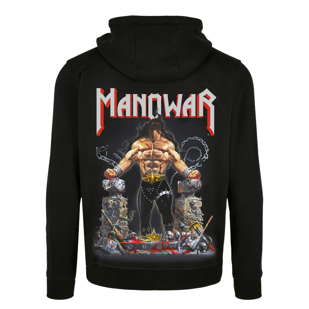 MANOWAR ZIP HOODIE LOUDER THAN HELL