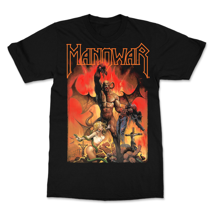 MANOWAR T-SHIRT DEATH TO INFIDELS - TOUR EUROPE 2009 (LEGACY)