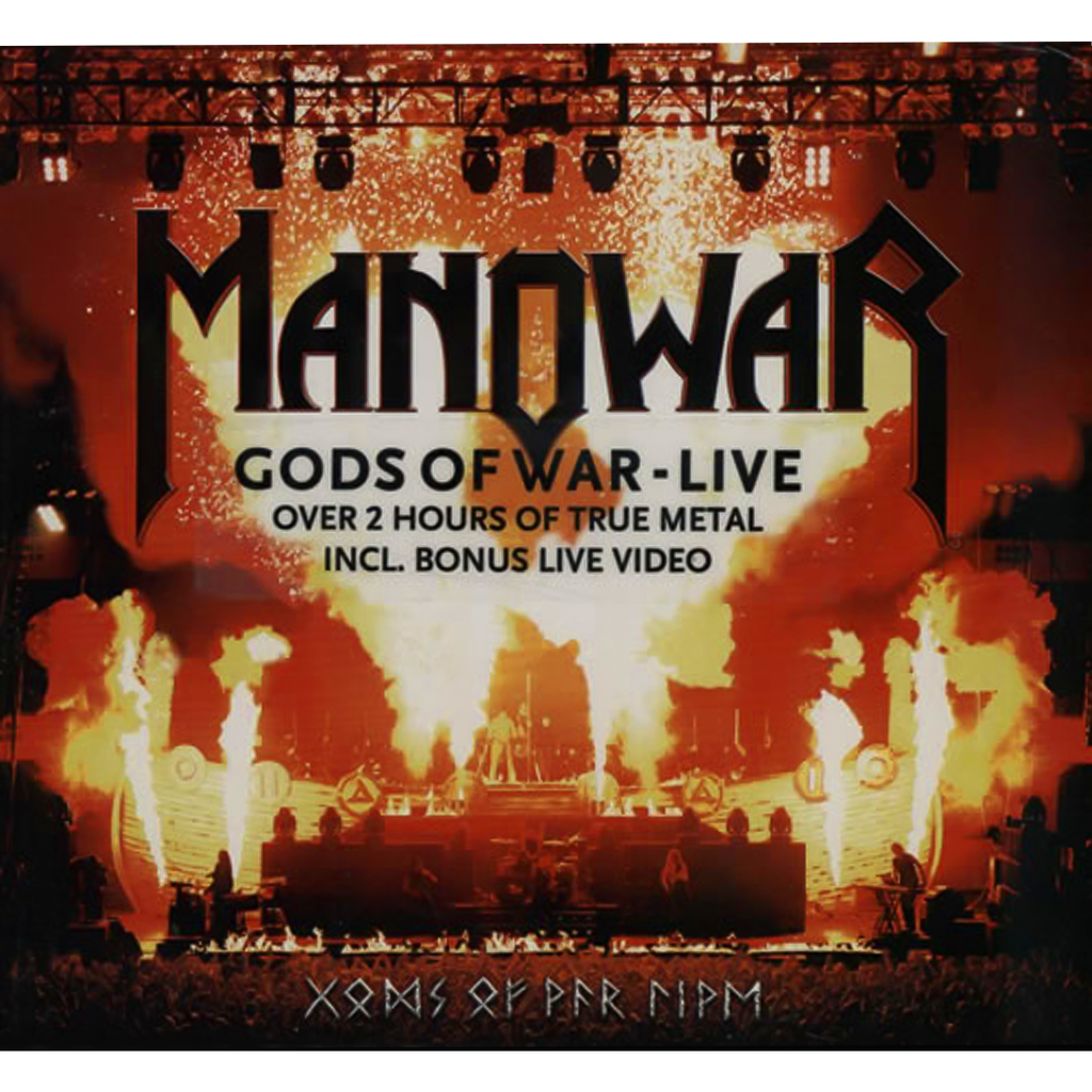 Manowar CD GODS OF WAR LIVE 2 DISC