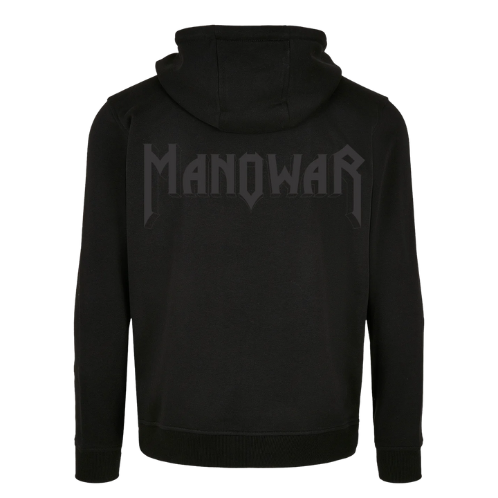 Manowar Zip Hoodie Men’s 3D outline Logo Horizontal