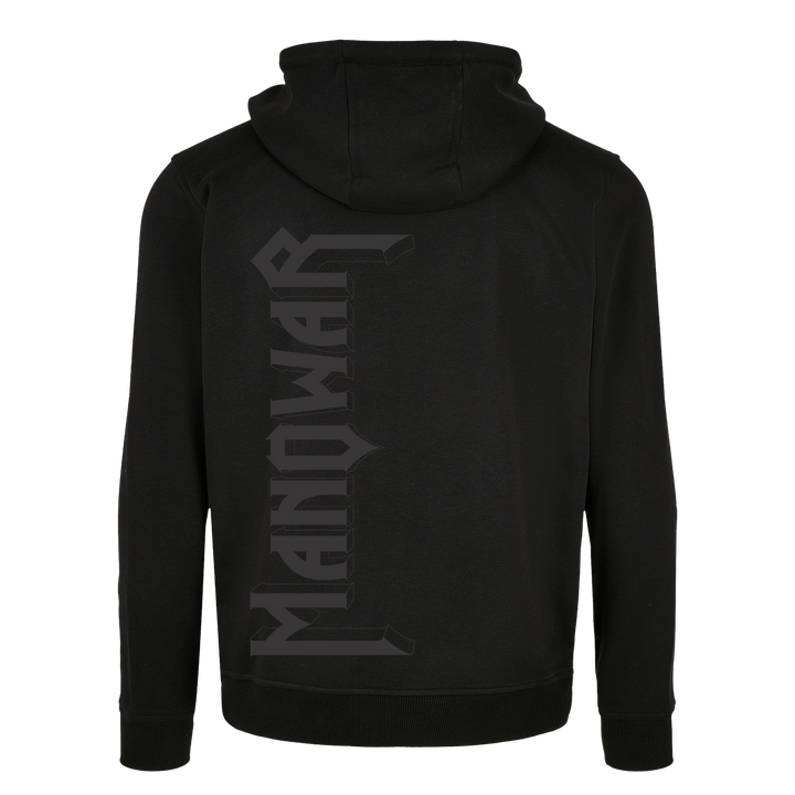 Manowar Zip Hoodie Men’s 3D outline Logo Vertical