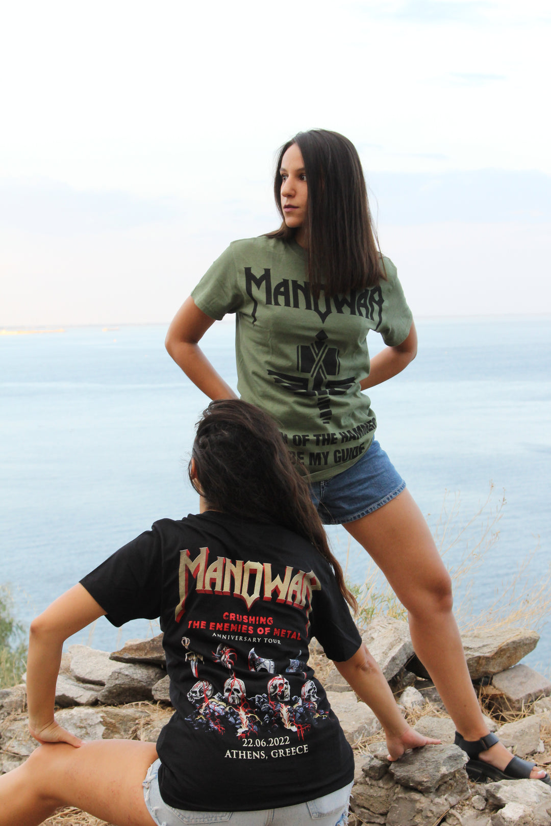 Manowar T-Shirt Sign Of The Hammer green Ltd. Edit. 40th Anniversary