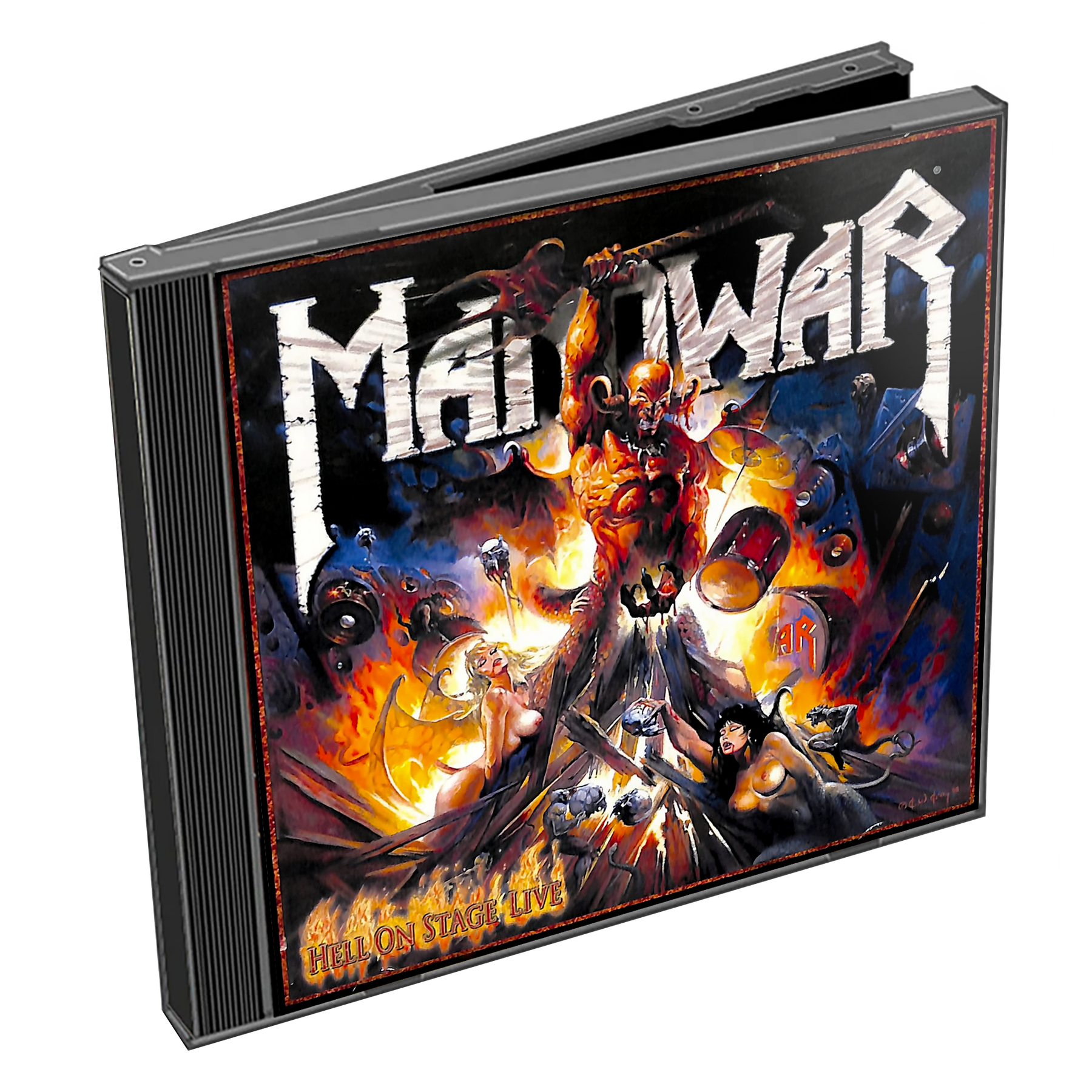 Manowar CD 2-Disc Hell On Stage Live – MANOWAR MERCH US Manowar CD 2-Disc Hell On Stage Live – MANOWAR MERCH US