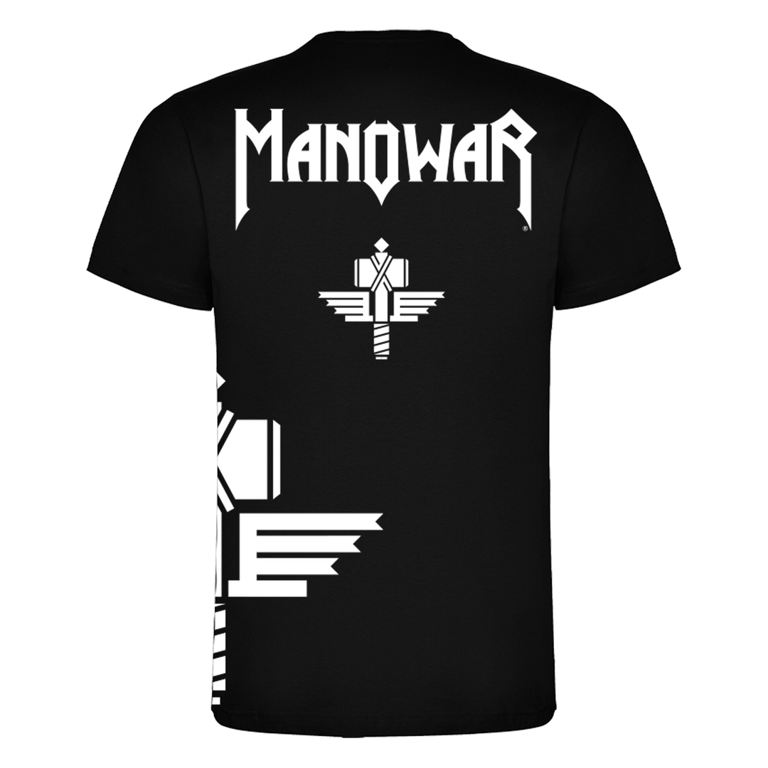 MANOWAR T-SHIRT SIGN OF THE HAMMER SIDE PRINT BLACK 2025