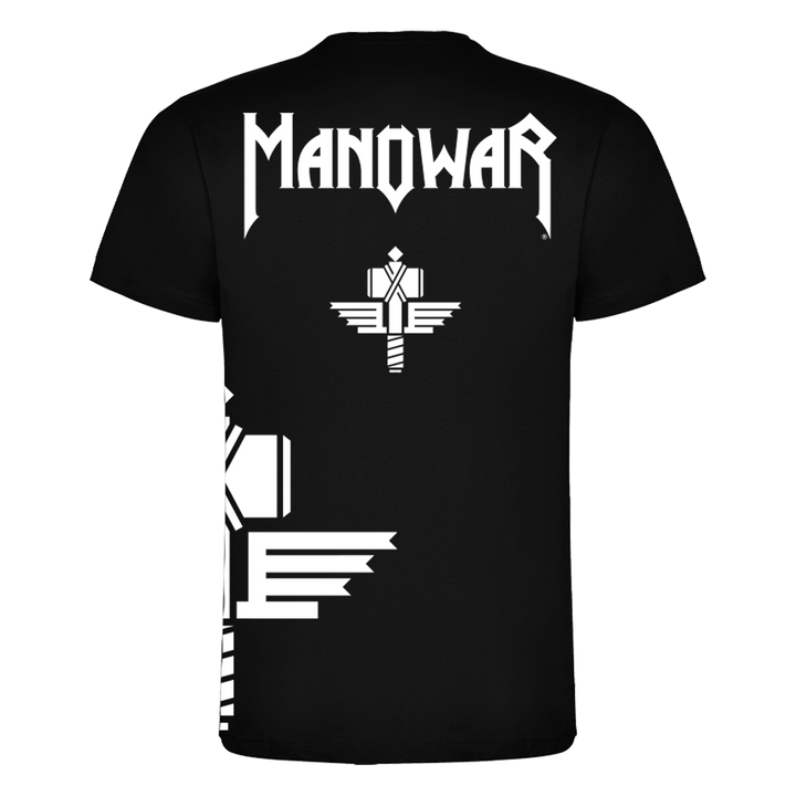 MANOWAR T-SHIRT SIGN OF THE HAMMER SIDE PRINT BLACK 2025