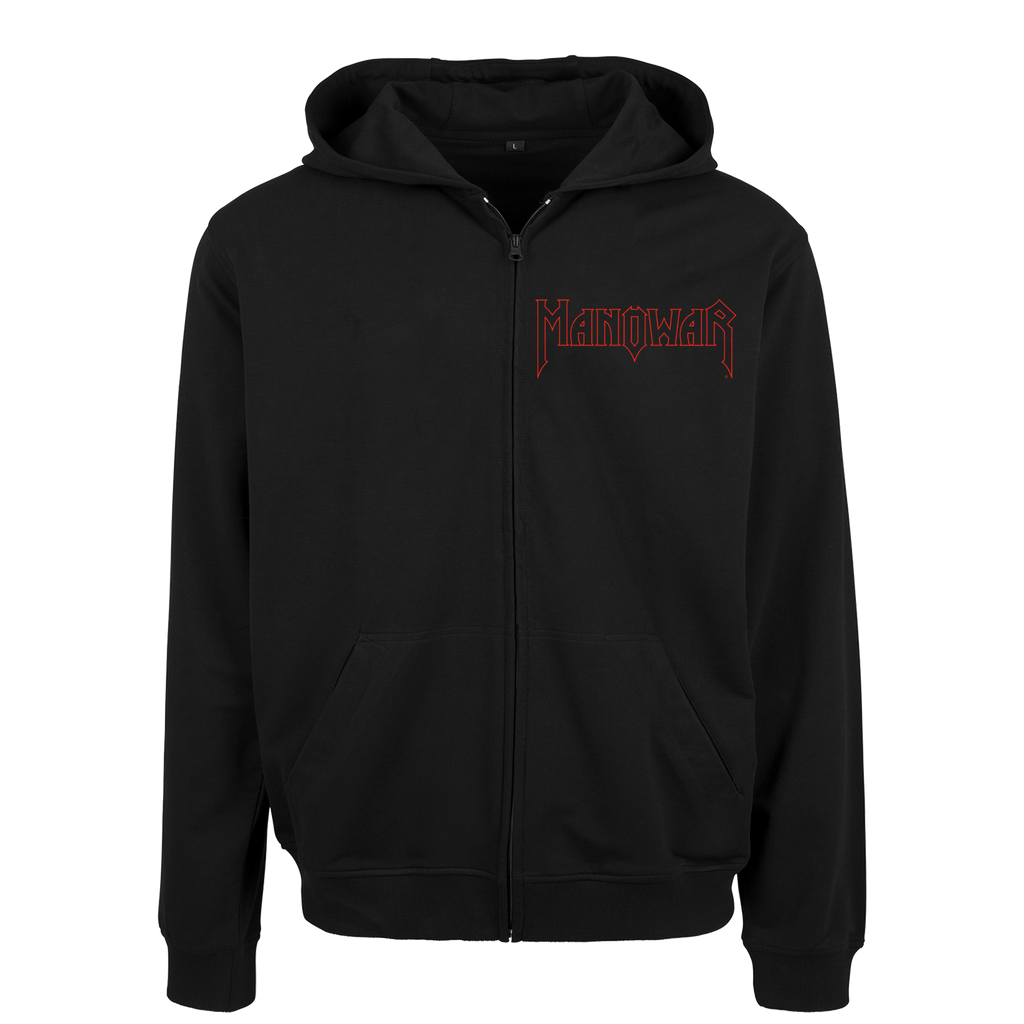 MANOWAR ZIP HOODIE WARRIORS OF THE WORLD