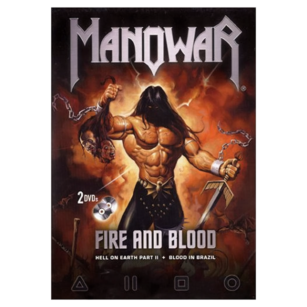 Manowar DVD Double Fire And Blood