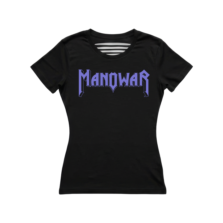 MANOWAR LADIES' SLASHED BACK LOGO