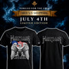 MANOWAR T-SHIRT BATTLE HYMNS USA