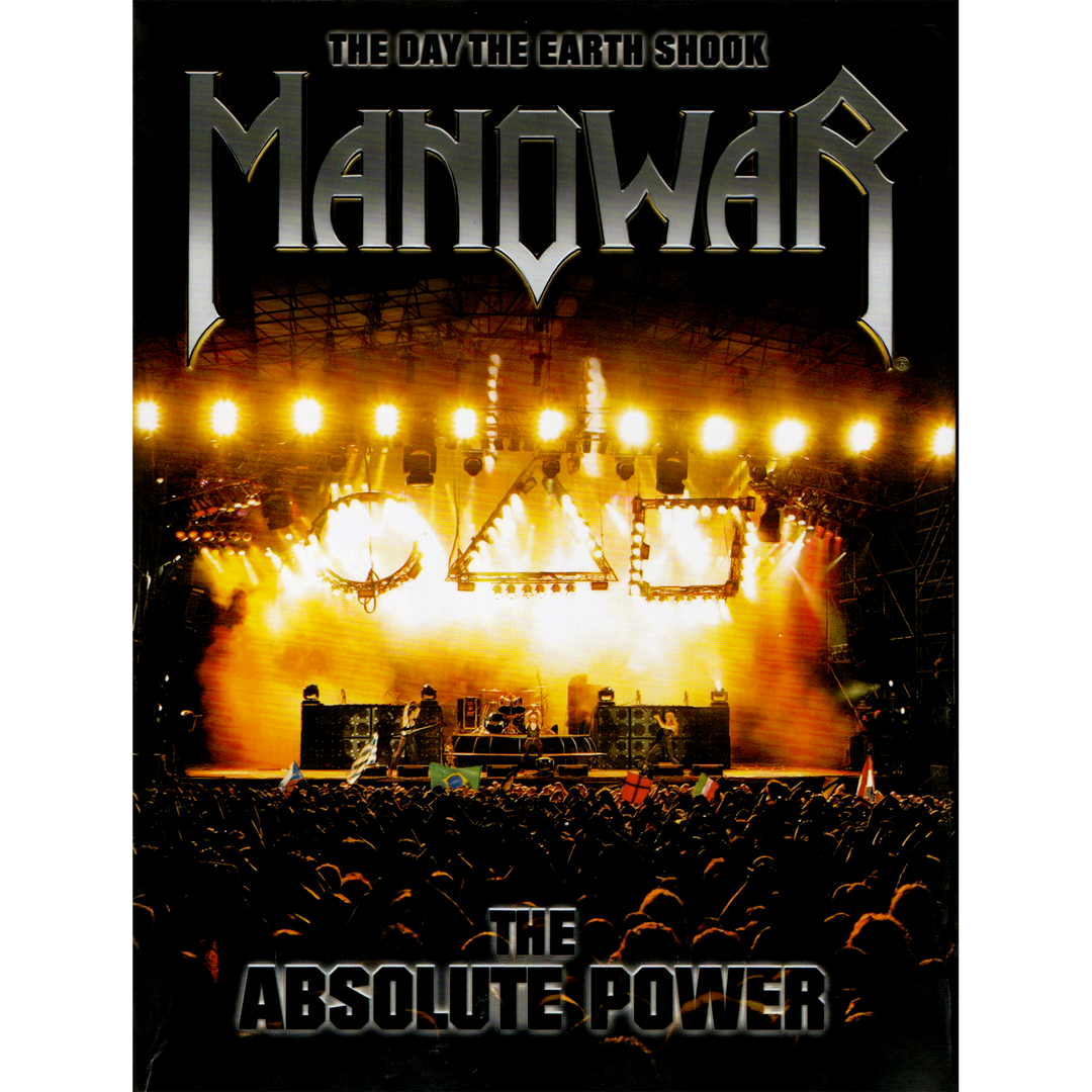 Manowar DVD Double The Day The Earth Shook - The Absolute Power